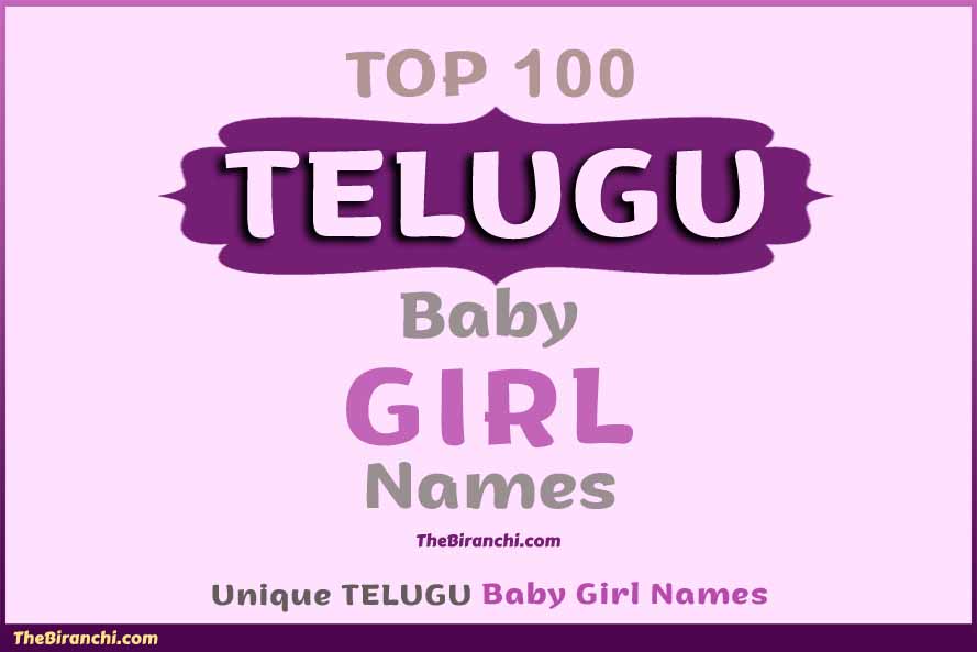 Top 100 Telugu Baby Girl Names With Meaning