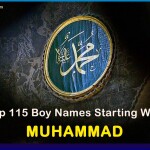 115 Muslim Boy Names Starting with MUHAMMAD